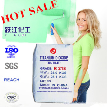 Rutile Grade Titanium Dioxide Pigmento Branco para Revestimento